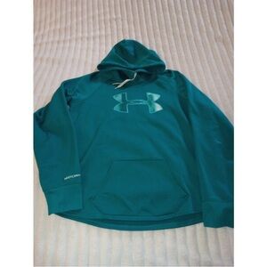 Under Armour Hoodie Sweater Women's Size Medium Teal Long Sleeves Spring Clothes